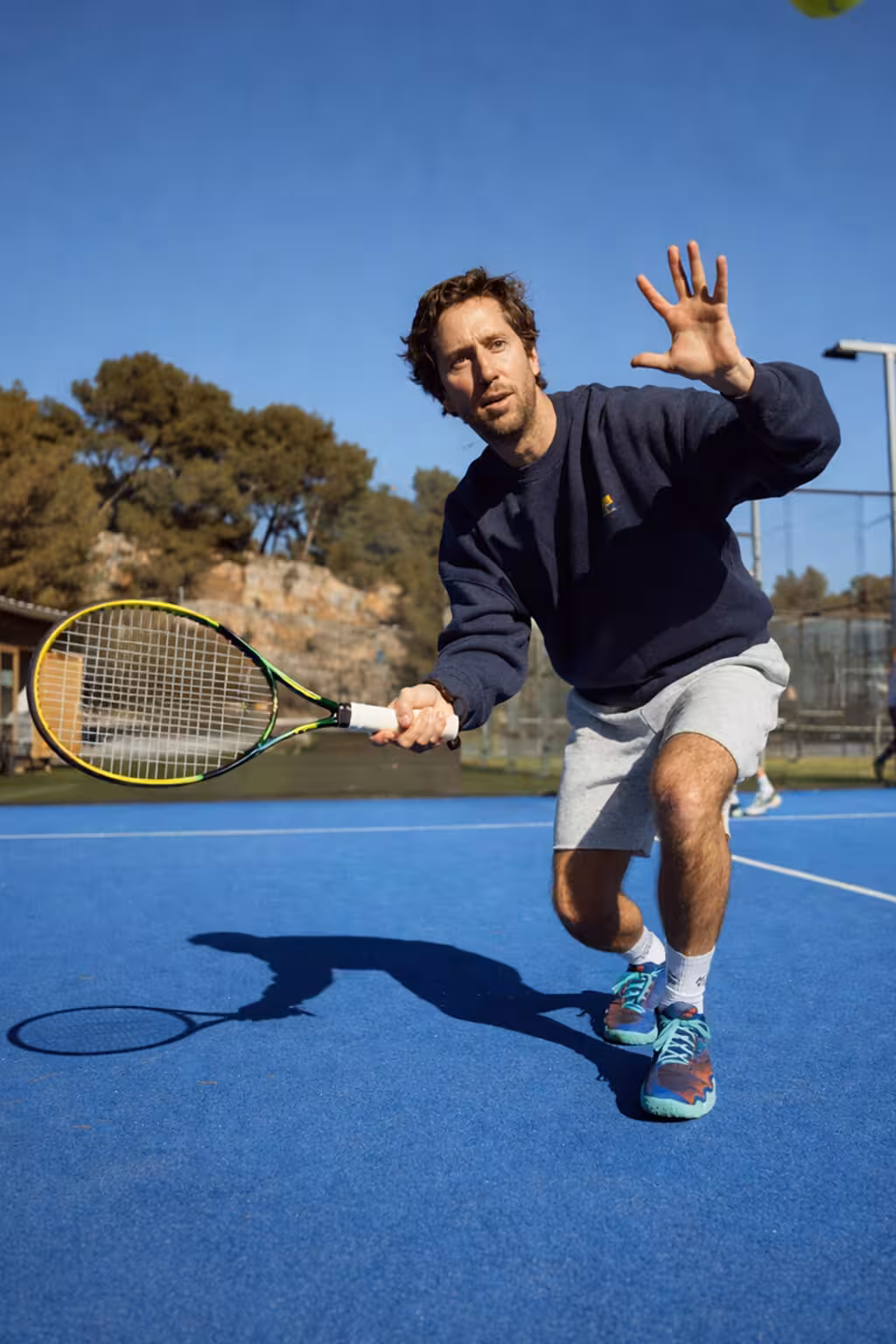 Professional tennis training courts with modern equipment and coaching
